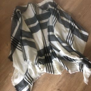 Plaid wrap sweater from Nordstrom